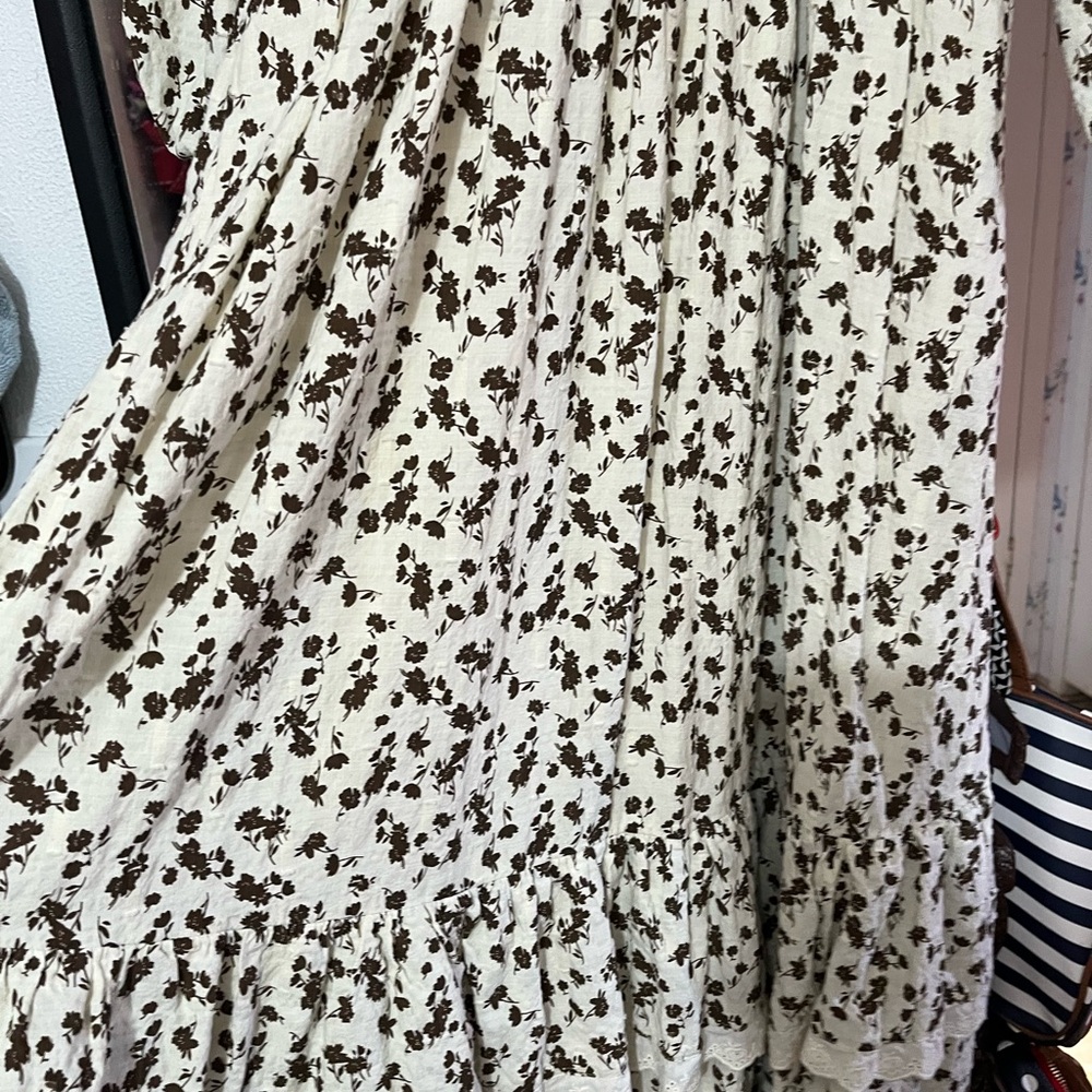 Floral Long Sleeve Maxi Dress - Picture 7 of 7